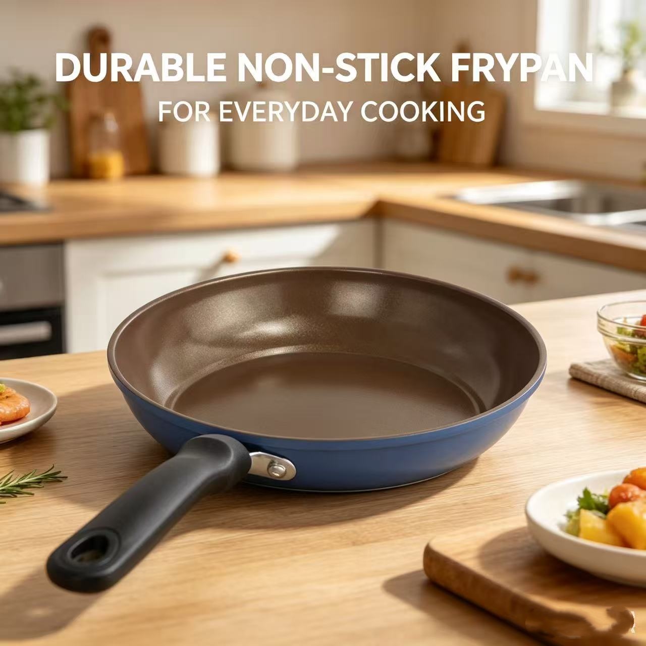Mini Pancake Griddle - 9.45 Inch Non-Stick Frying Pan, 24cm