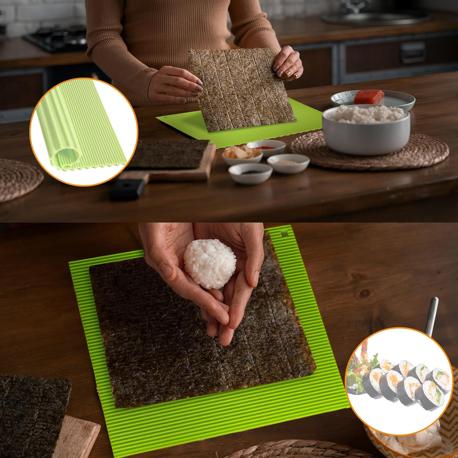 High-quality silicone mat for  - Spring Roll Wrapper 评论和价格