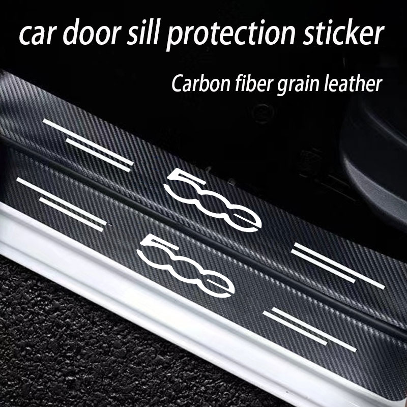 Car Door Sill Guard Plate Thre - Crepe Pan Carbon 评论和价格