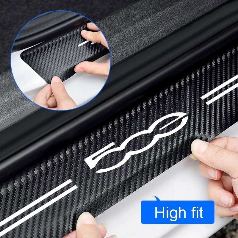 Car Door Sill Guard Plate Thre - Crepe Pan Carbon 评论和价格