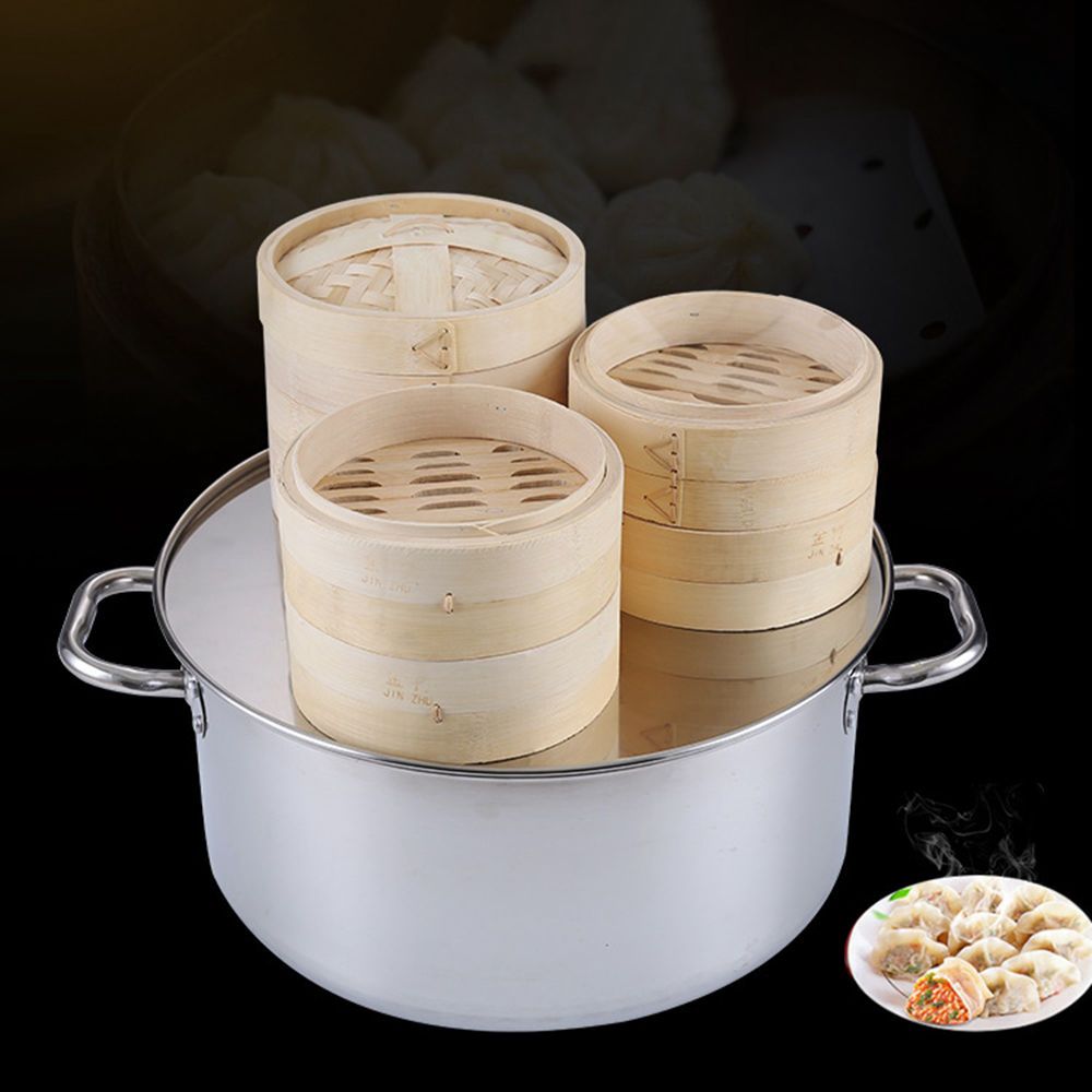 Steaming With Lid Cooking Tool - Bao Steamer Bamboo 评论和价格