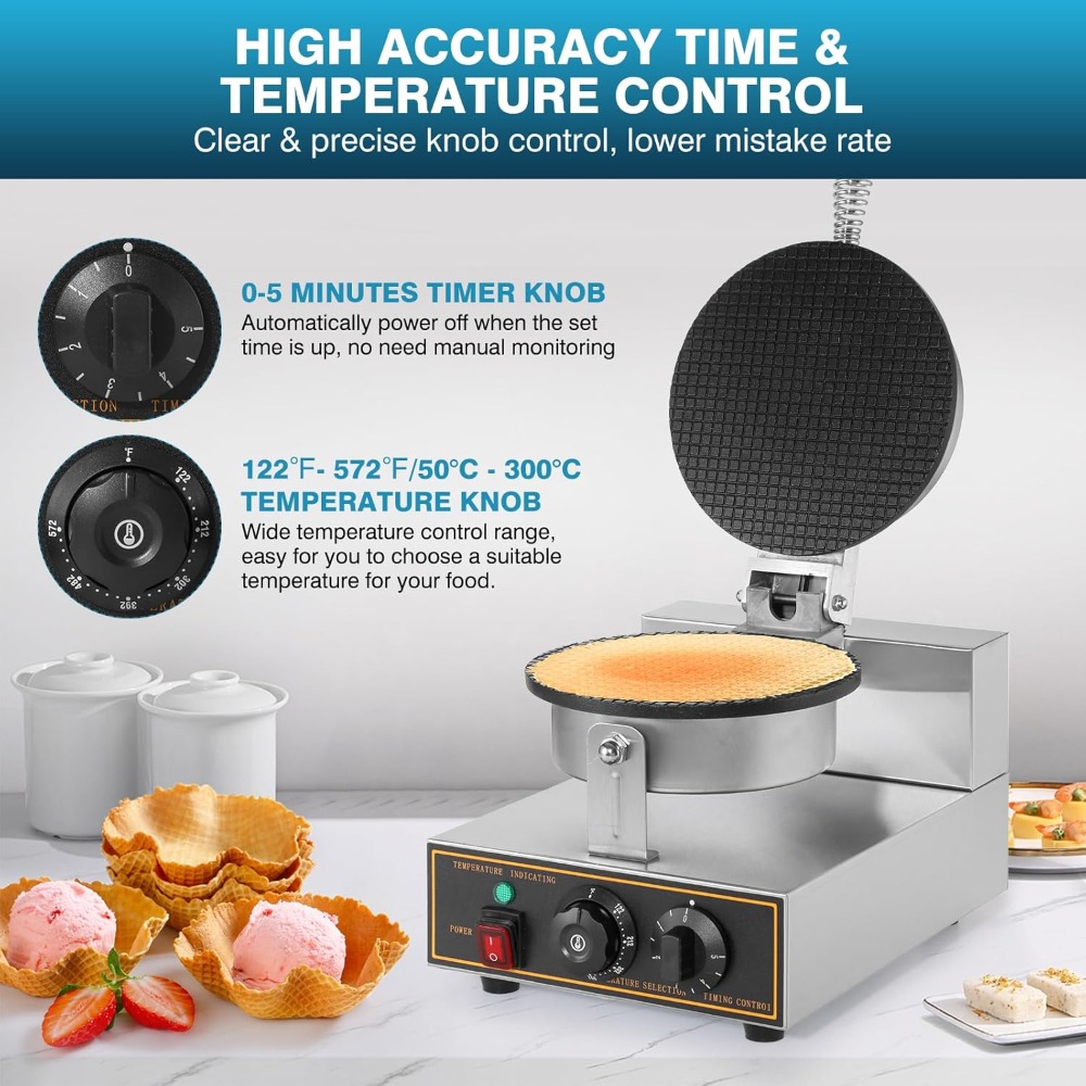 1200W Commercial Waffle Cone M - Waffle Cone Maker 评论和价格