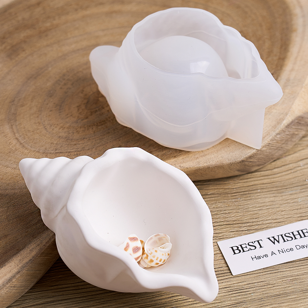 Conch Candle Jar Silicone Mold - Potsticker Mold 评论和价格