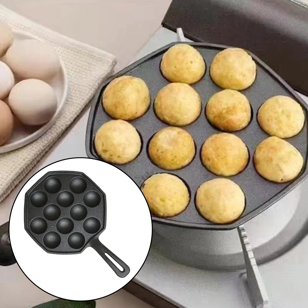 Cast Iron 12 Pits For Baking T - Takoyaki Grill Plate 评论和价格