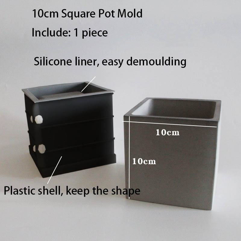 Large Square Flowerpot Silicon - Potsticker Mold 评论和价格