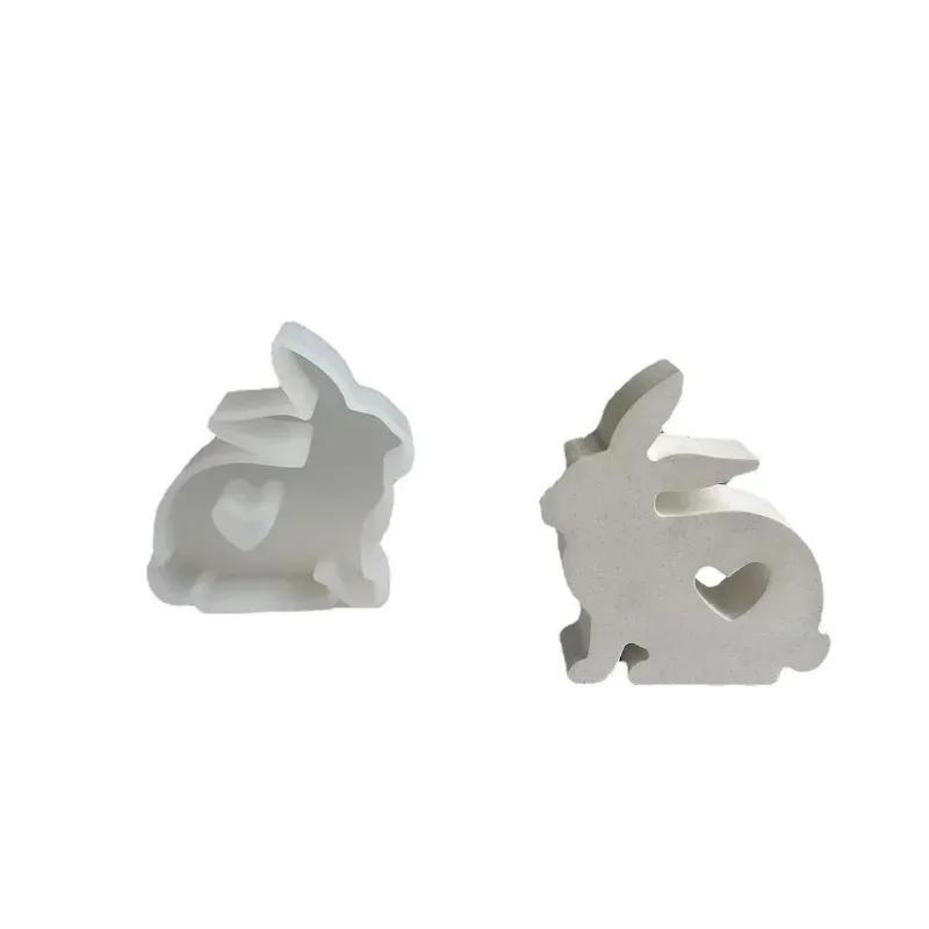 1Pcs Heart Shaped Bunny Silico - Bunny Cake Mold 评论和价格