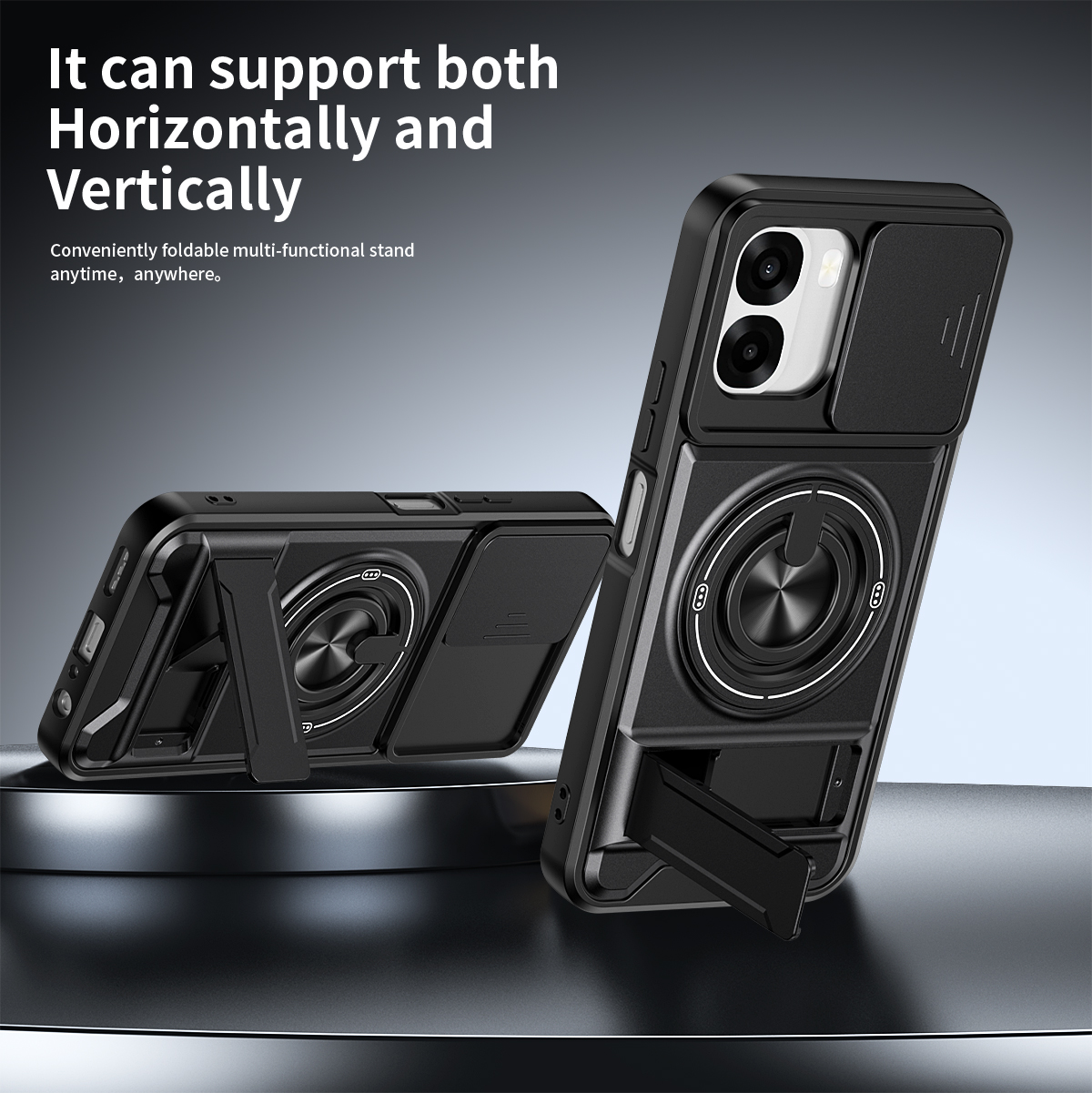 Armor Phone Case For Oppo A6x  - Taco Stand Holder 评论和价格