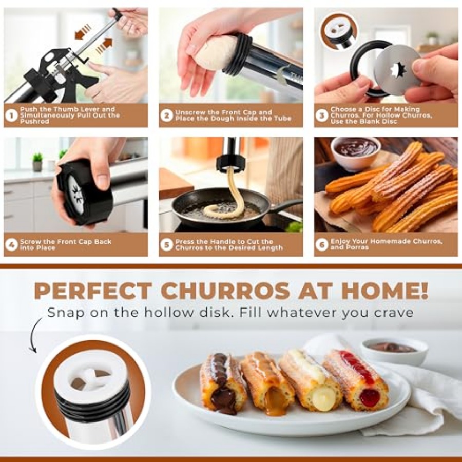 Churro Maker Machine and Sprit - Churros Maker Gun 评论和价格