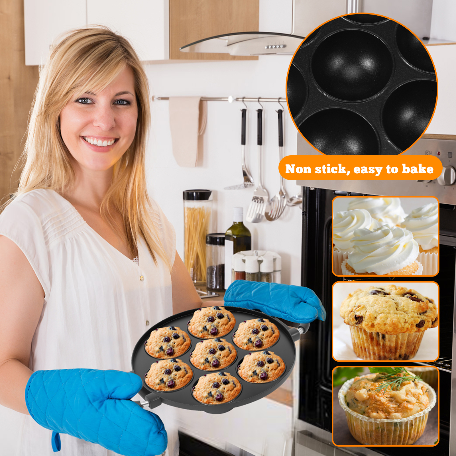 16/7 Holes Takoyaki Pan Alumin - Takoyaki Grill Plate 评论和价格