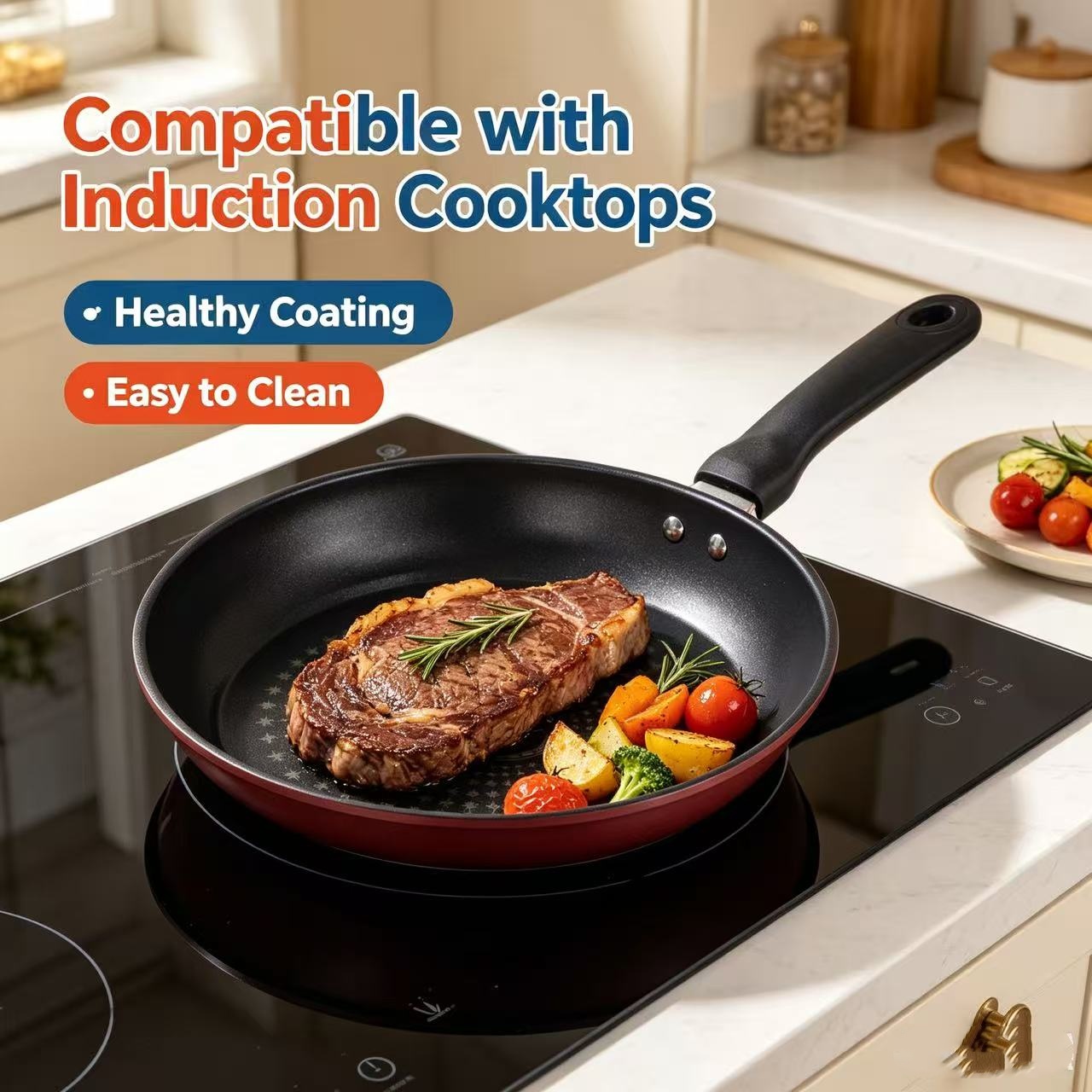 Premium Granite Non Stick Fryi - Mini Pancake Griddle 评论和价格
