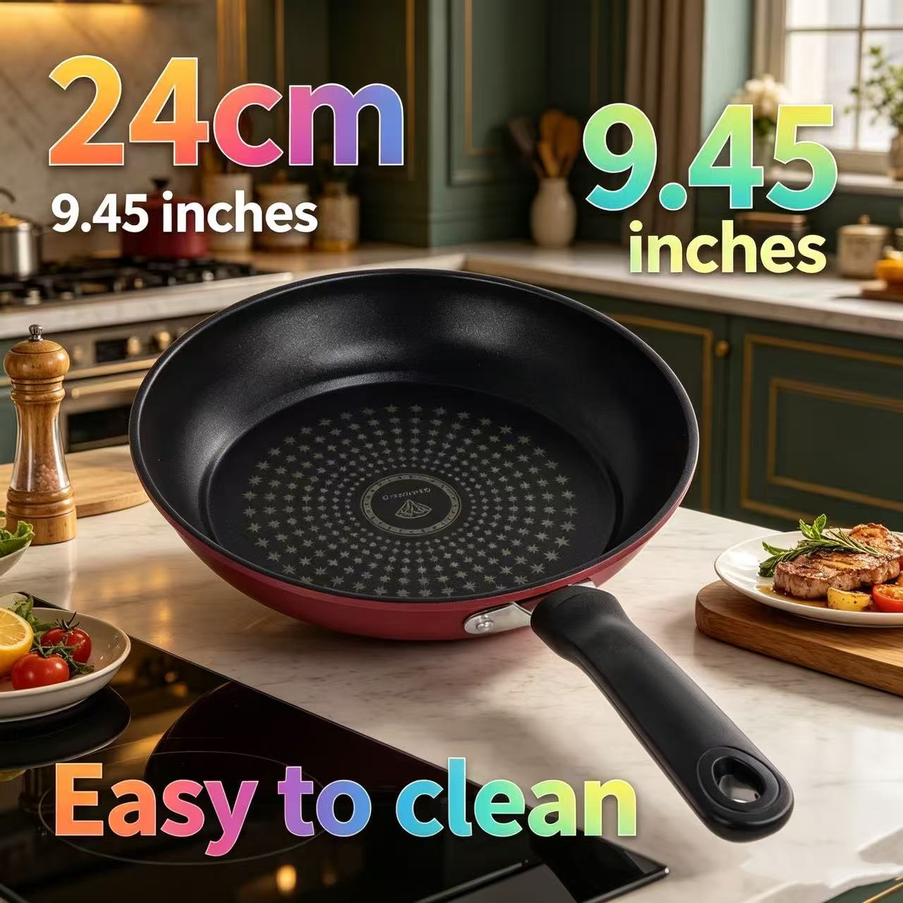 Premium Granite Non Stick Fryi - Mini Pancake Griddle 评论和价格