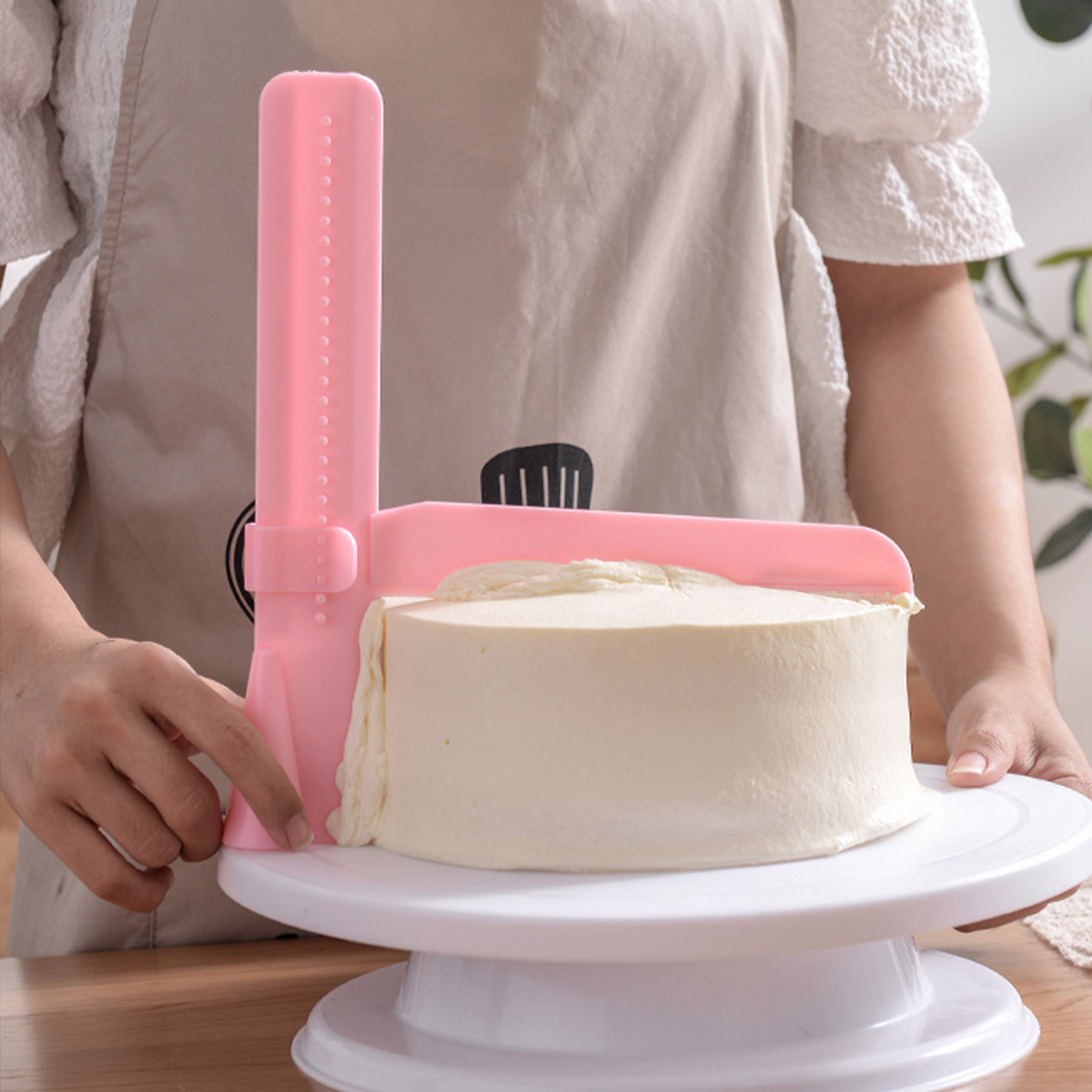 1PC-Adjustable plastic cake le - Bunny Cake Mold 评论和价格