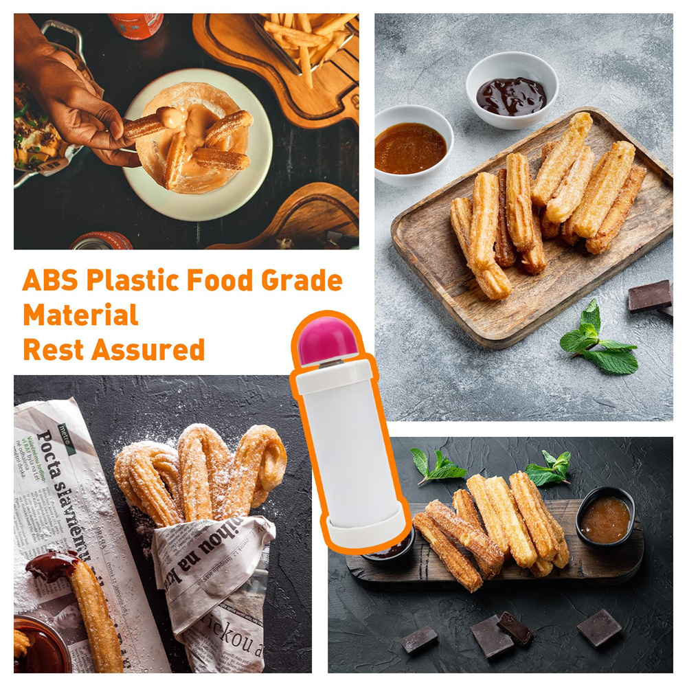 DIY Manual Cookie Press Maker  - Churros Maker Gun 评论和价格