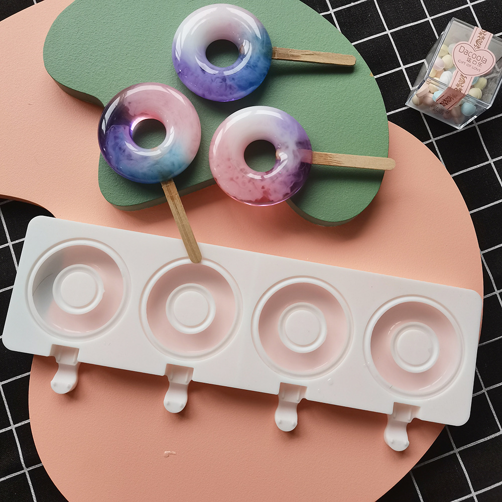 Large Donut 4 Cavity Ice Cream - Donut Mold Silicone 评论和价格