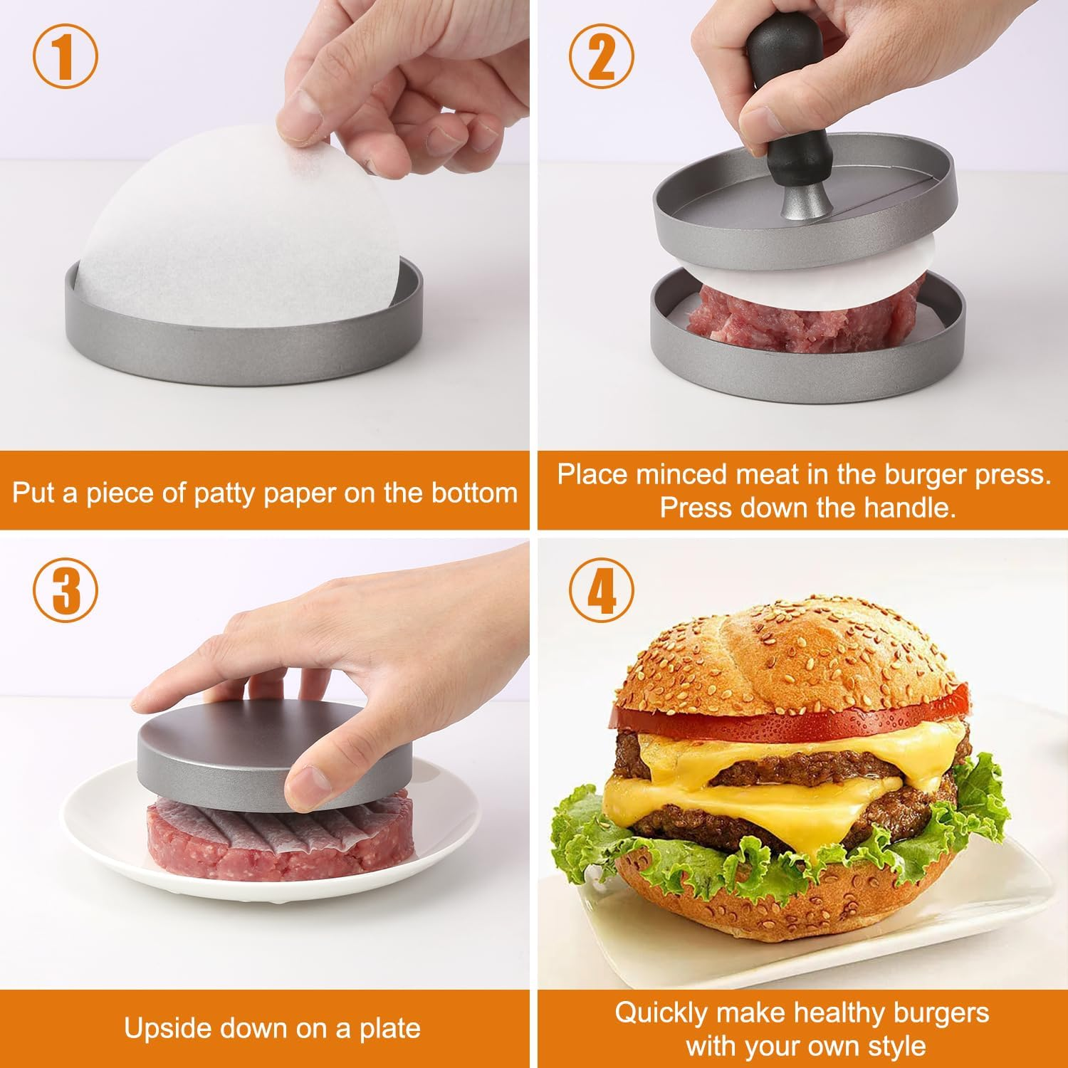 Burger Press Hamburger Meat To - Hot Dog Press 评论和价格