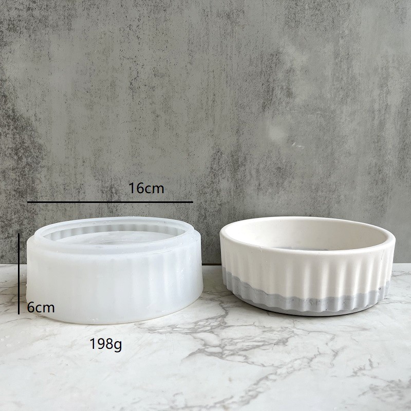 Stripe Flowerpot Silicone Mold - Potsticker Mold 评论和价格