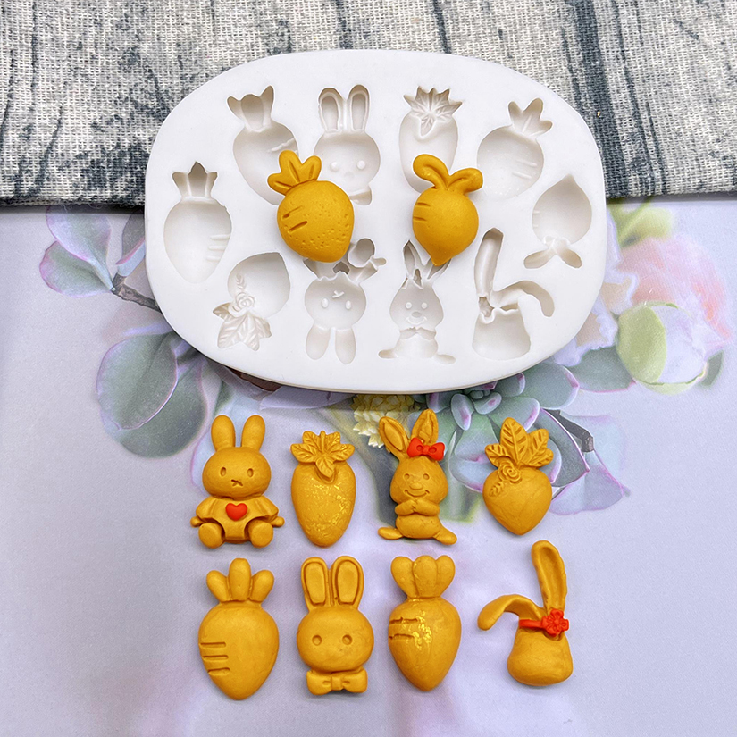 Easter Bunny Rabbit Radish Sil - Bunny Cake Mold 评论和价格