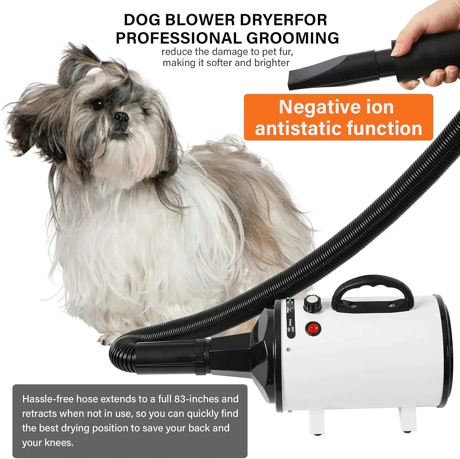 2800W Pet Hair Dryer for Dogs  - Hot Dog Press 评论和价格
