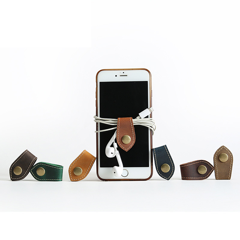 New Genuine Leather Earphone W - Spring Roll Wrapper 评论和价格