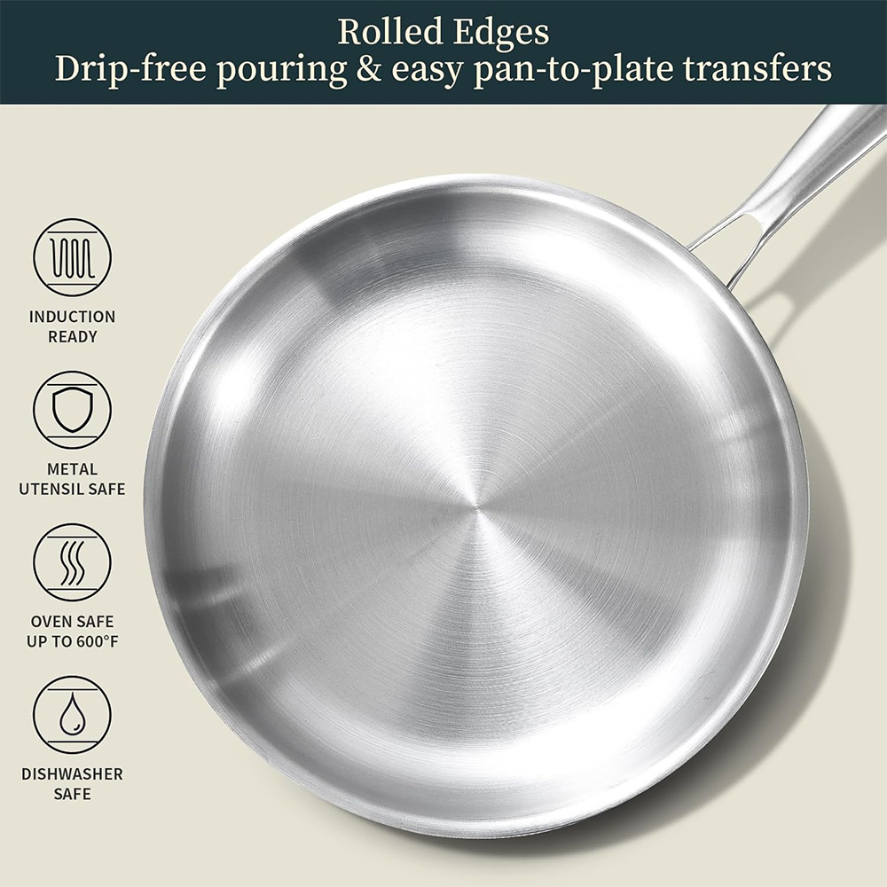 LMETJMA 304 Stainless Steel Fr - Egg Waffle Pan 评论和价格