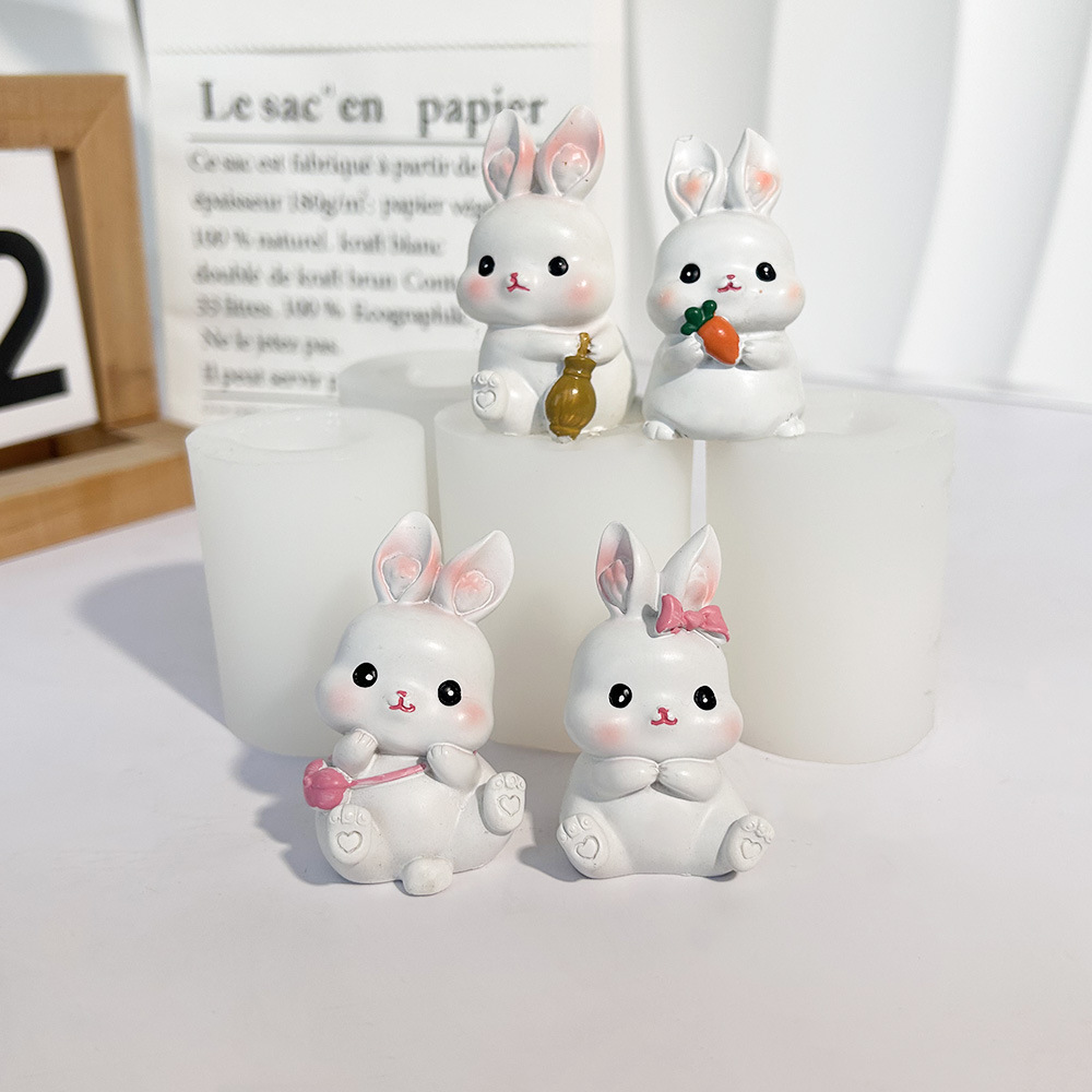 Easter Bunny Silicone Mold Cut - Bunny Cake Mold 评论和价格