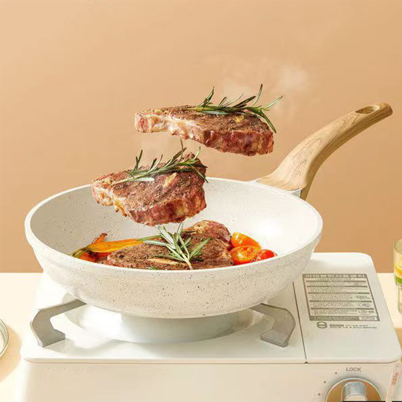 Non-stick Wok Frying Pan Ceram - Danish Pancake Pan 评论和价格