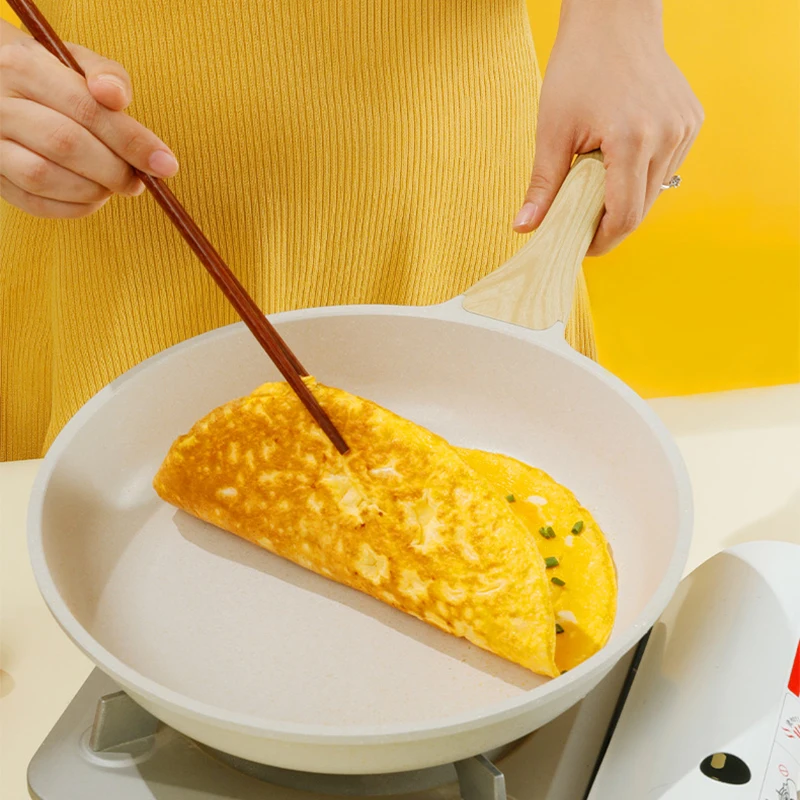 Non-stick Wok Frying Pan Ceram - Danish Pancake Pan 评论和价格