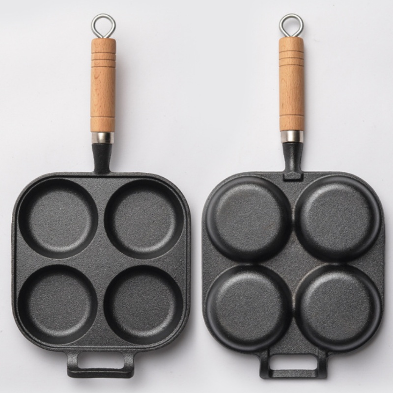 JUSTINLAU 2/4-Hole Omelette Po - Mini Pancake Griddle 评论和价格