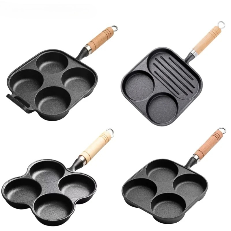 JUSTINLAU 2/4-Hole Omelette Po - Mini Pancake Griddle 评论和价格