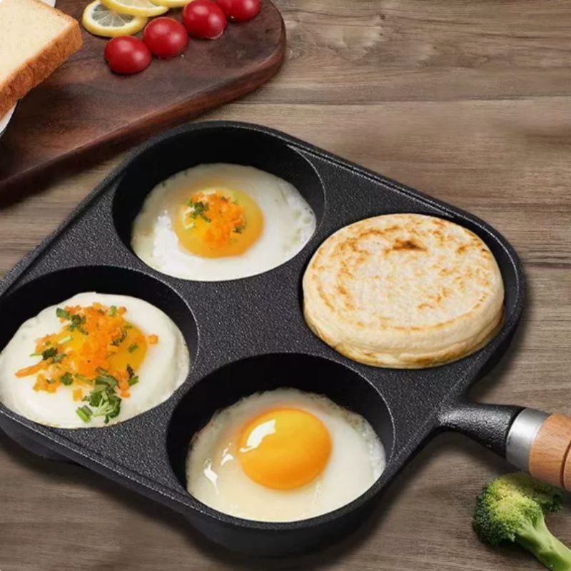 JUSTINLAU 2/4-Hole Omelette Po - Mini Pancake Griddle 评论和价格