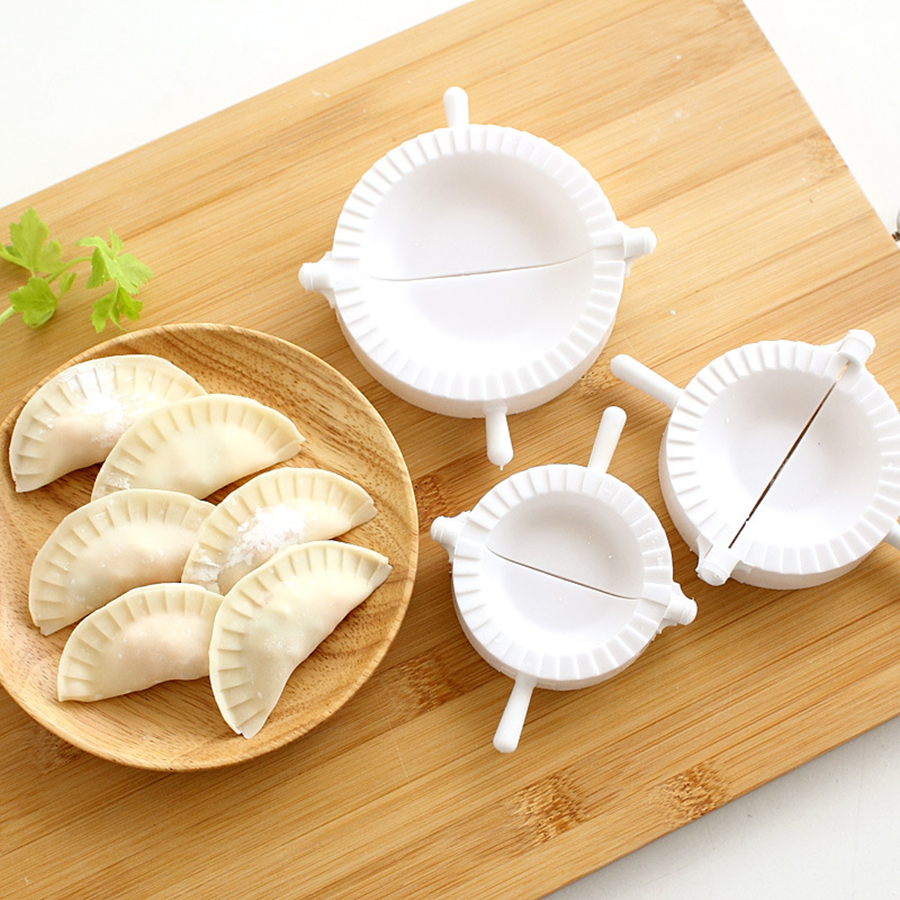 3pcs/set 7-10cm Plastic Dumpli - Dumpling Press Set 评论和价格