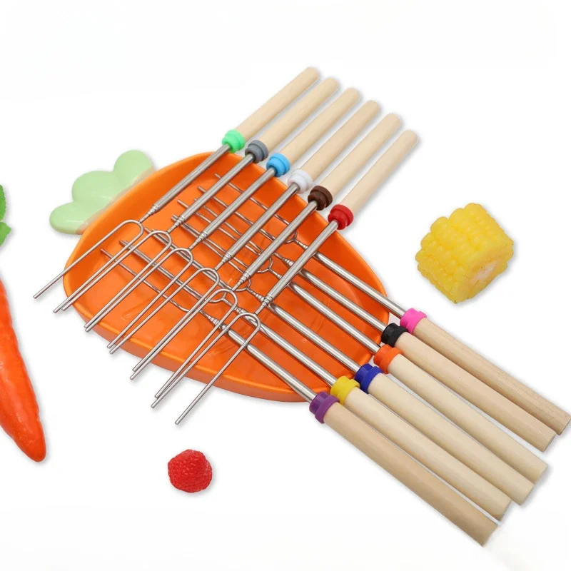 12pcs Telescoping Barbecue For - Hot Dog Press 评论和价格